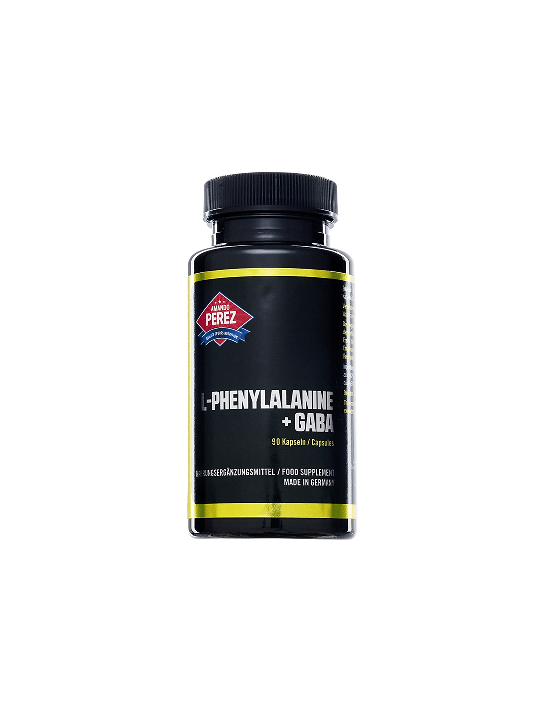 Réduit le stress et l'appétit - la l-phénylalanine + gaba, 90 capsules