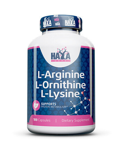 L-Arginine/L-Ornithine/L-lysine/100 Caps.