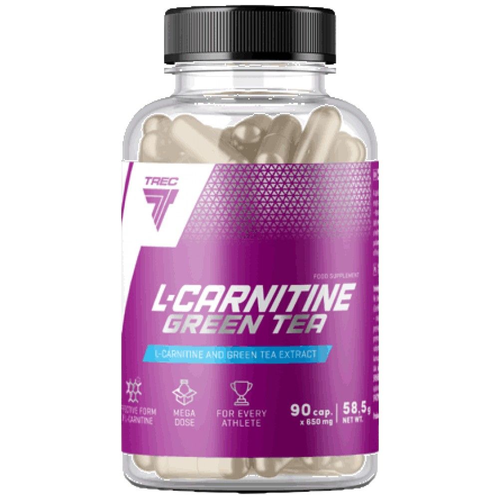 L-Carnitine + Caps à thé vert - 90 capsules