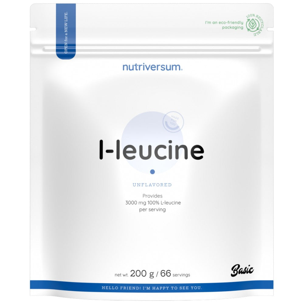 L-L-leucine Powder | 100% de leucine pure - 200 grammes