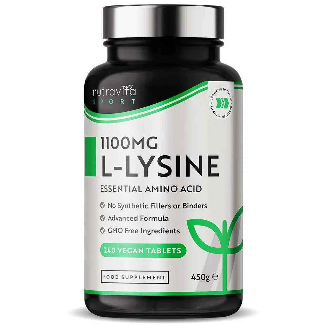 L-lysine 1100mg 240 comprimés végétaliens