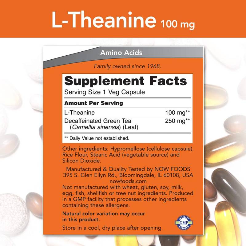 L-théanine 100 mg - 90 capsules
