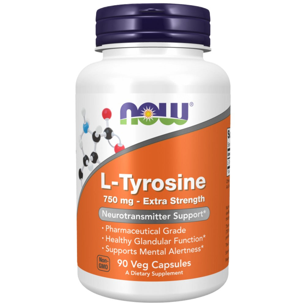 L-Tyrosine 750 mg | Extra Strength - 90 capsules