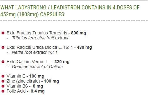 Capsules Lady Strong 75