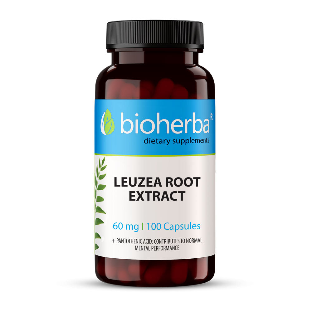 Extrait de racine de leuzea 60 mg - 100 capsules