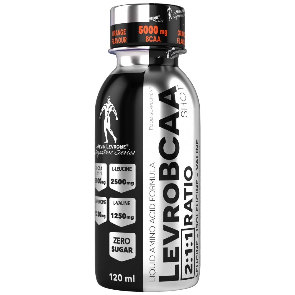 Levrobcaa Shot/5000 mg BCAA avec zéro sucre - 120 ml