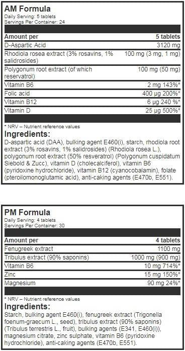 Formule Levrotest AM/PM - 2 x 120 comprimés