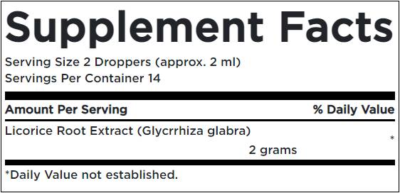 Extrait racine/liquide de réglisse - 29,6 ml