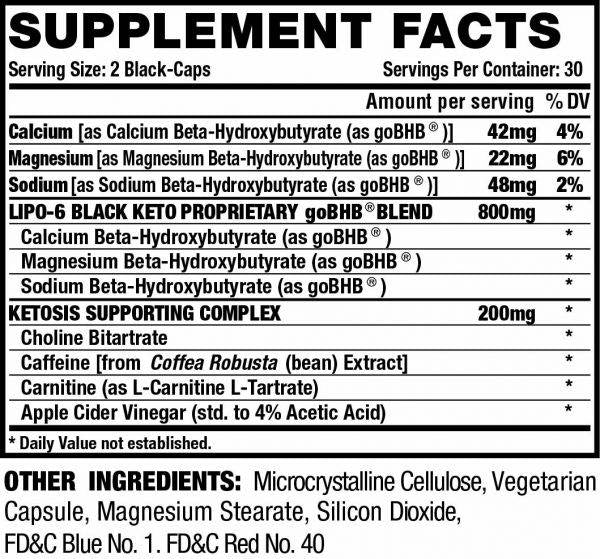 Lipo 6 Black/Keto - 60 capsules
