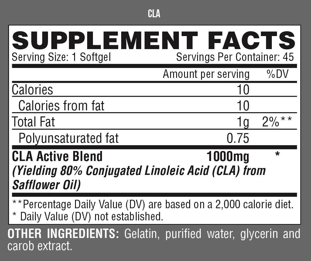 Lipo 6/CLA - 45 capsules de gel