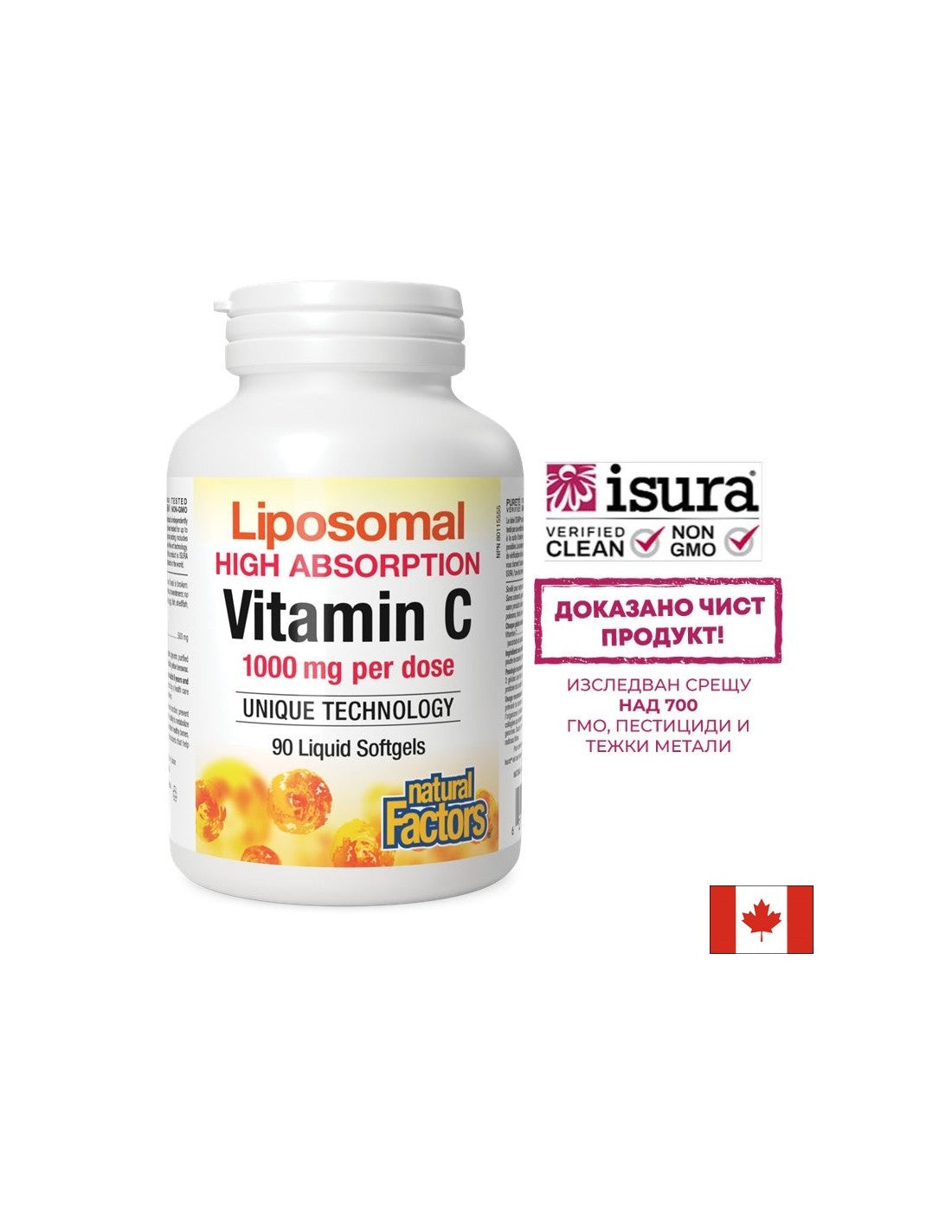 Vitamine C 500 mg | Absoprognes liposomales élevées - 90 capsules de gel