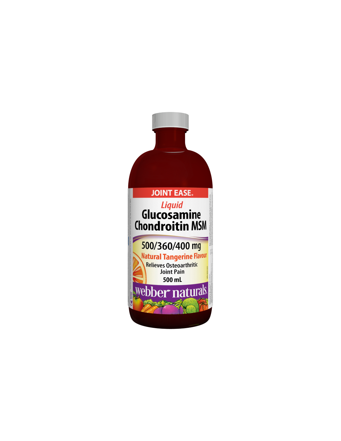 Glucosamine liquide chondroïtine MSM - glucosamine liquide, chondroïtine et MSM, 500 ml, orange et mandarine