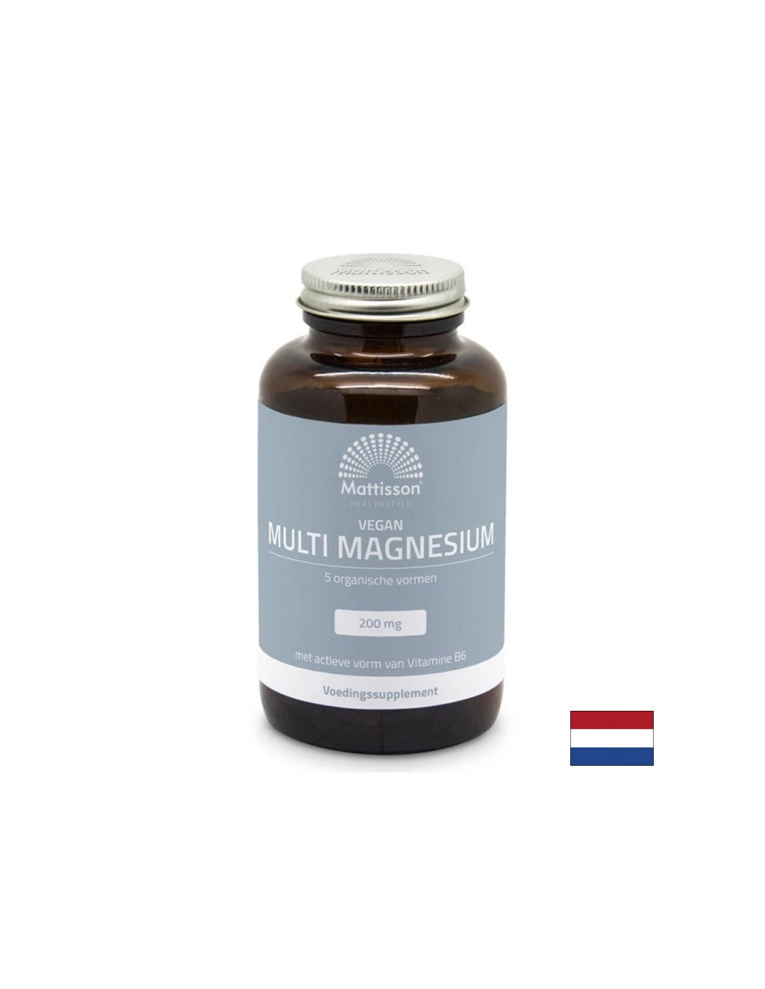 Système musculaire, cardiaque et nerveux - multi-magnésium + vitamine B6 (formule végétalienne), 90 comprimés