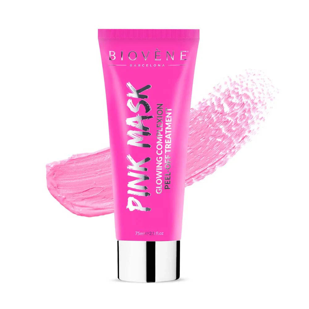 Masque de pelage hydratant avec charbon activé et argile rose - 75 ml