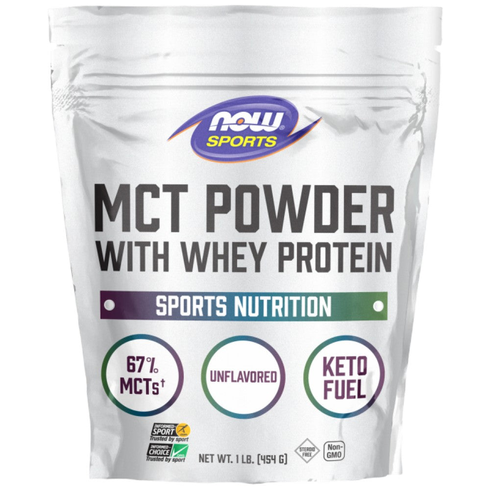 Poudre MCT/avec protéine de lactosérum/carburant céto - 454 grammes