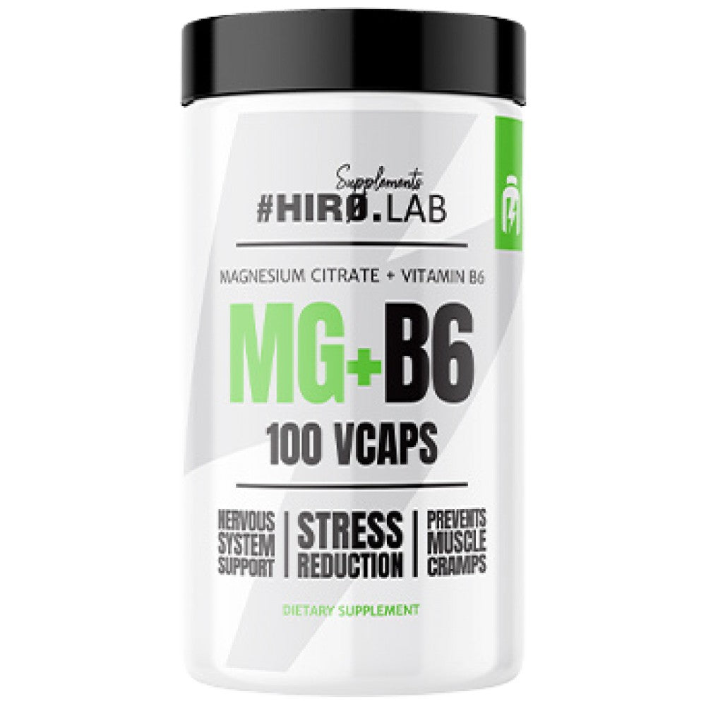 Mg + B6 | Citrate de magnésium + B6 - 100 capsules