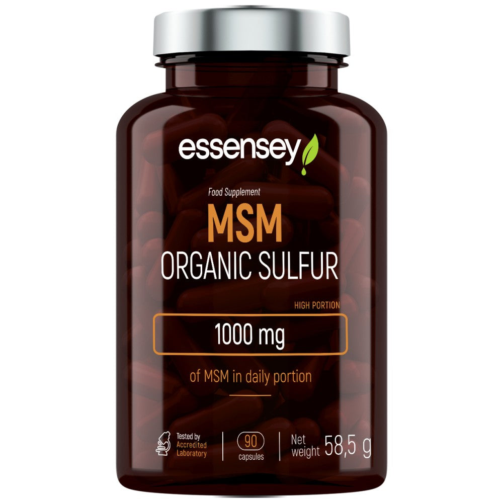 Soufre biologique MSM 500 mg - 90 capsules