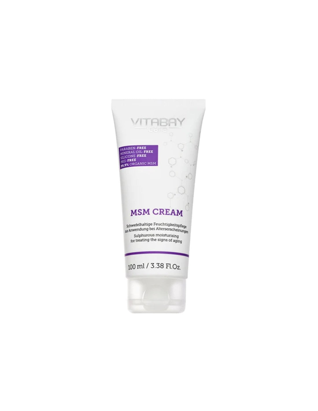 MSM (méthyl sulfonyle méthane), crème pour le visage et le corps x 100 ml