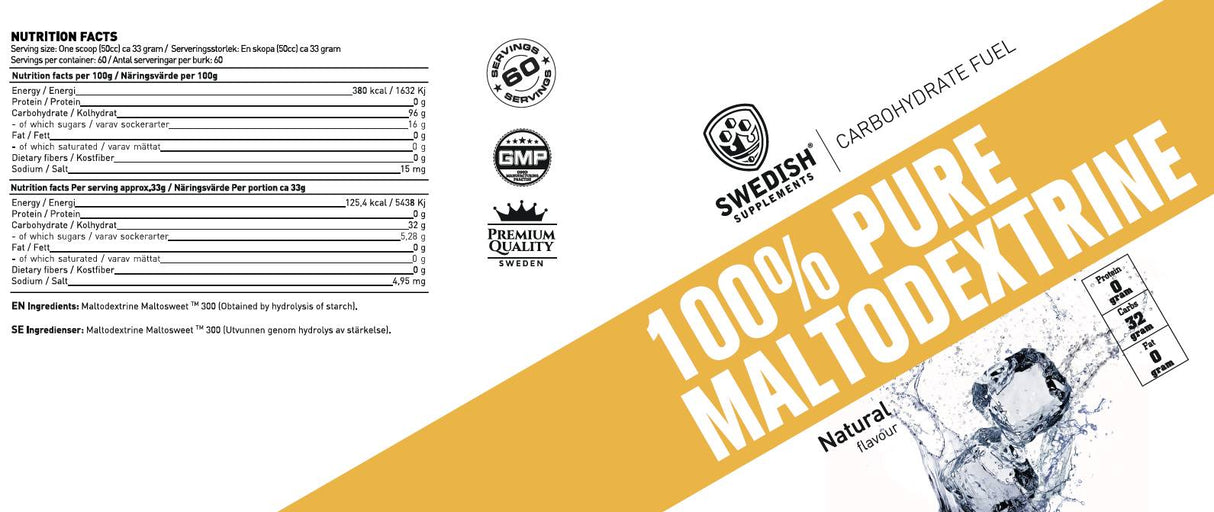 Maltodextrine/100% pur - 3000 grammes