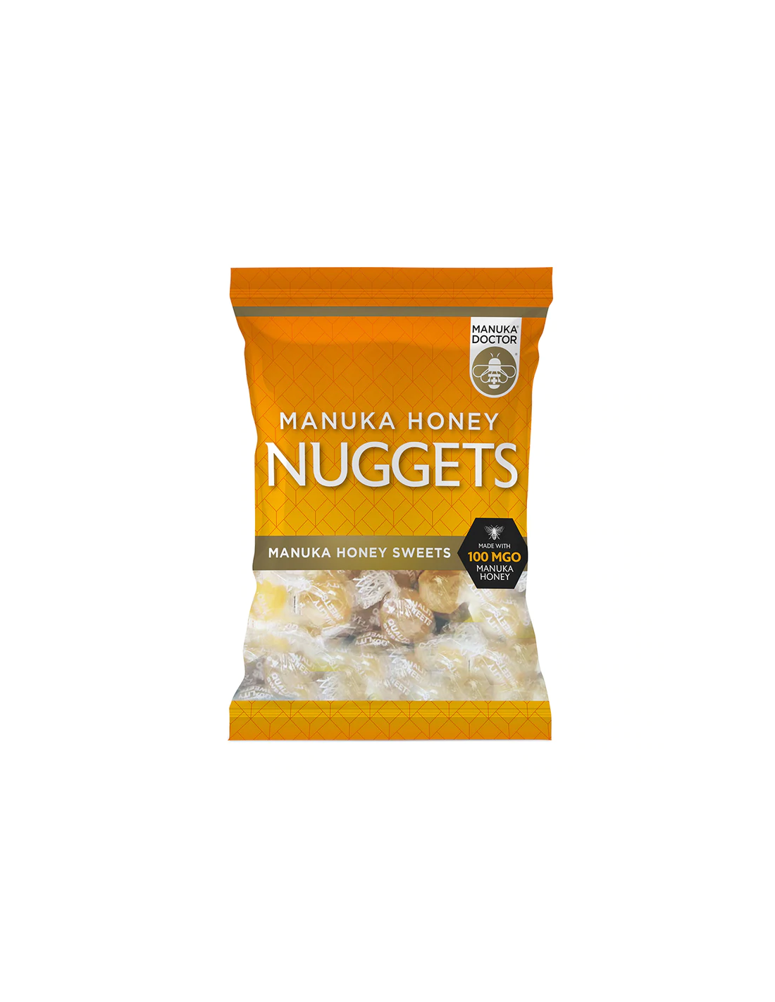 Nuggets de miel manuka fabriqués avec 100 mgo manuka miel, 120 g