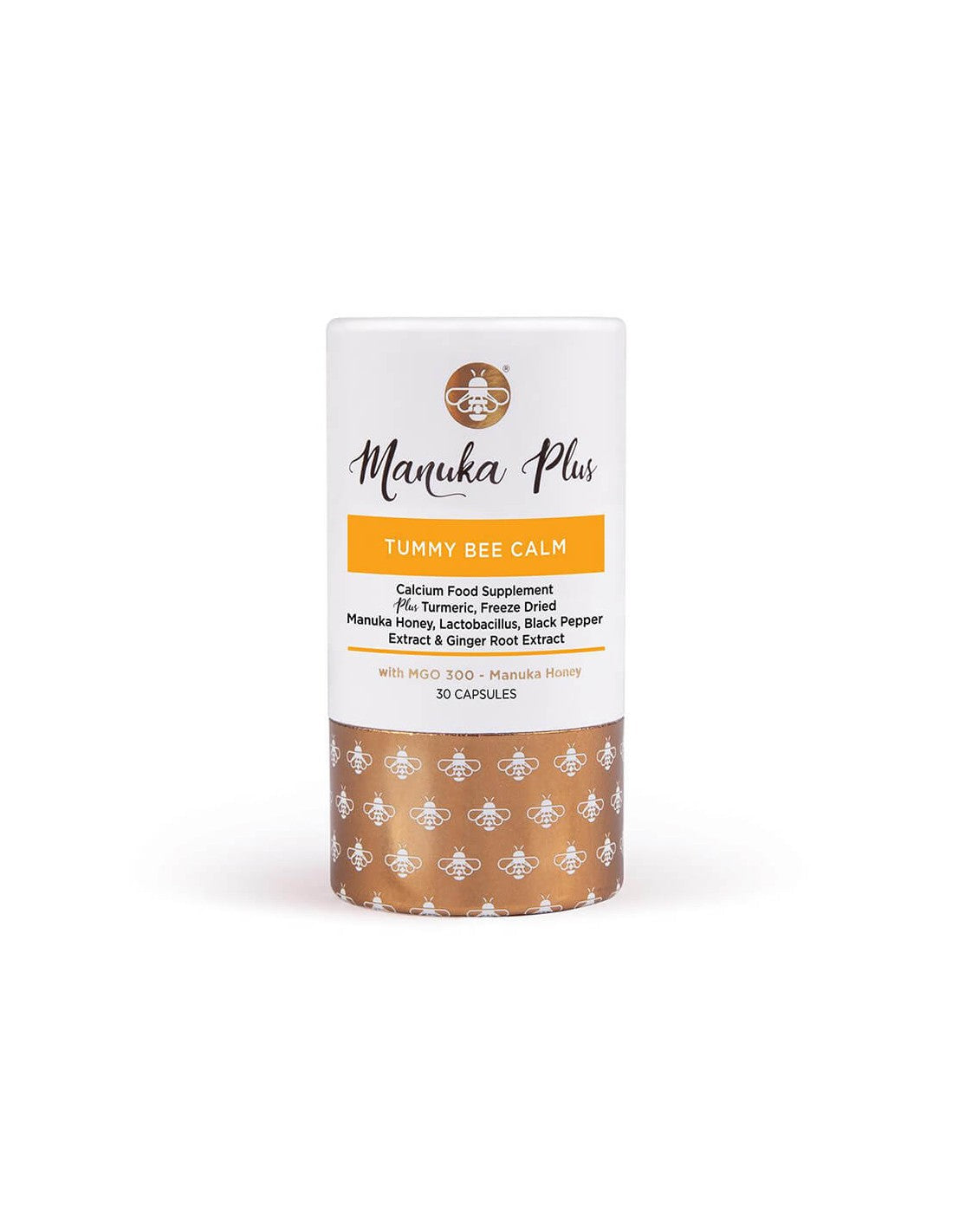 Manuka plus abeille ventre avec Mgo 300/Formule de miel manuka pour une bonne digestion, 30 capsules