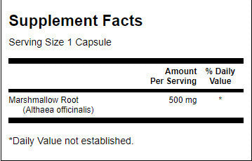 Racine de guimauve 500 mg - 90 capsules