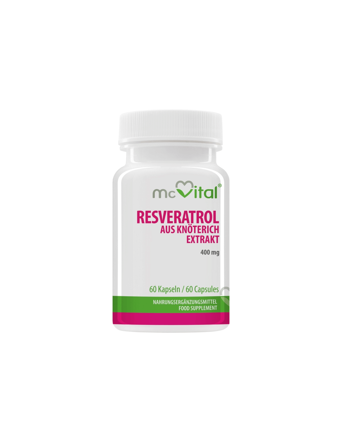 Circulation, Système cardiovasculaire - McVital Resvératrol (de la Fallope Japonaise), 60 capsules