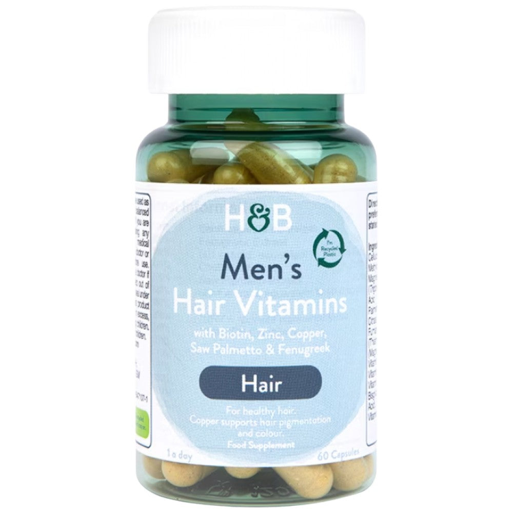 Vitamines capillaires pour hommes - 60 capsules
