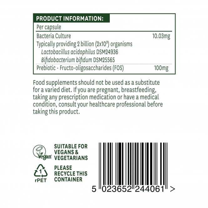 Complexe microbiotique (complexe microbiotique) 2 milliards. 60 capsules naturesd