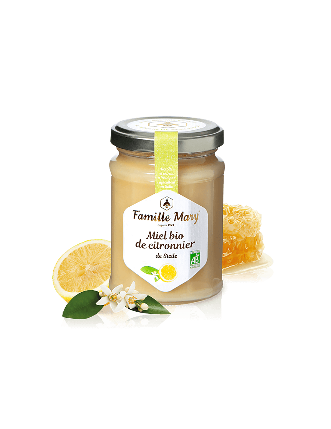 Honey de citronnage biologique - Miel Bio de Citronnier de Sicile, 230 g