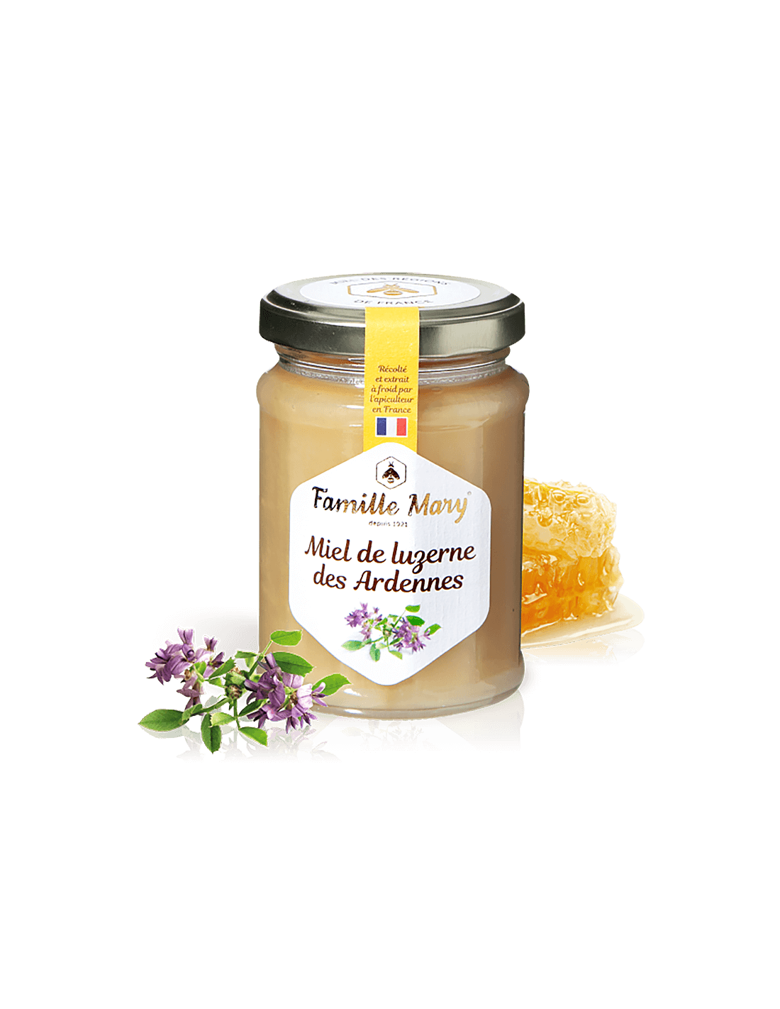 Miel de Luƺerne des Ardennes/Lucerne Honey, 230g Famille Mary