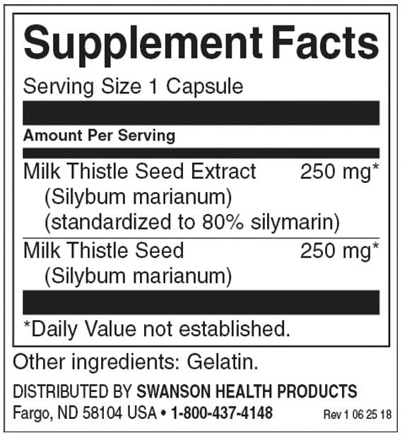 Milk chardon 250 mg - 120 capsules