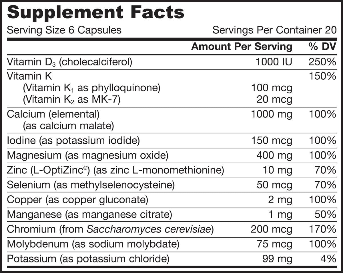 Balance minérale 120 capsules