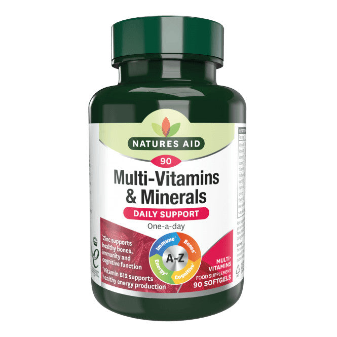 Multi-vitamines et minéraux (multi-vitamines et minéraux) 90 softgels naturesaid
