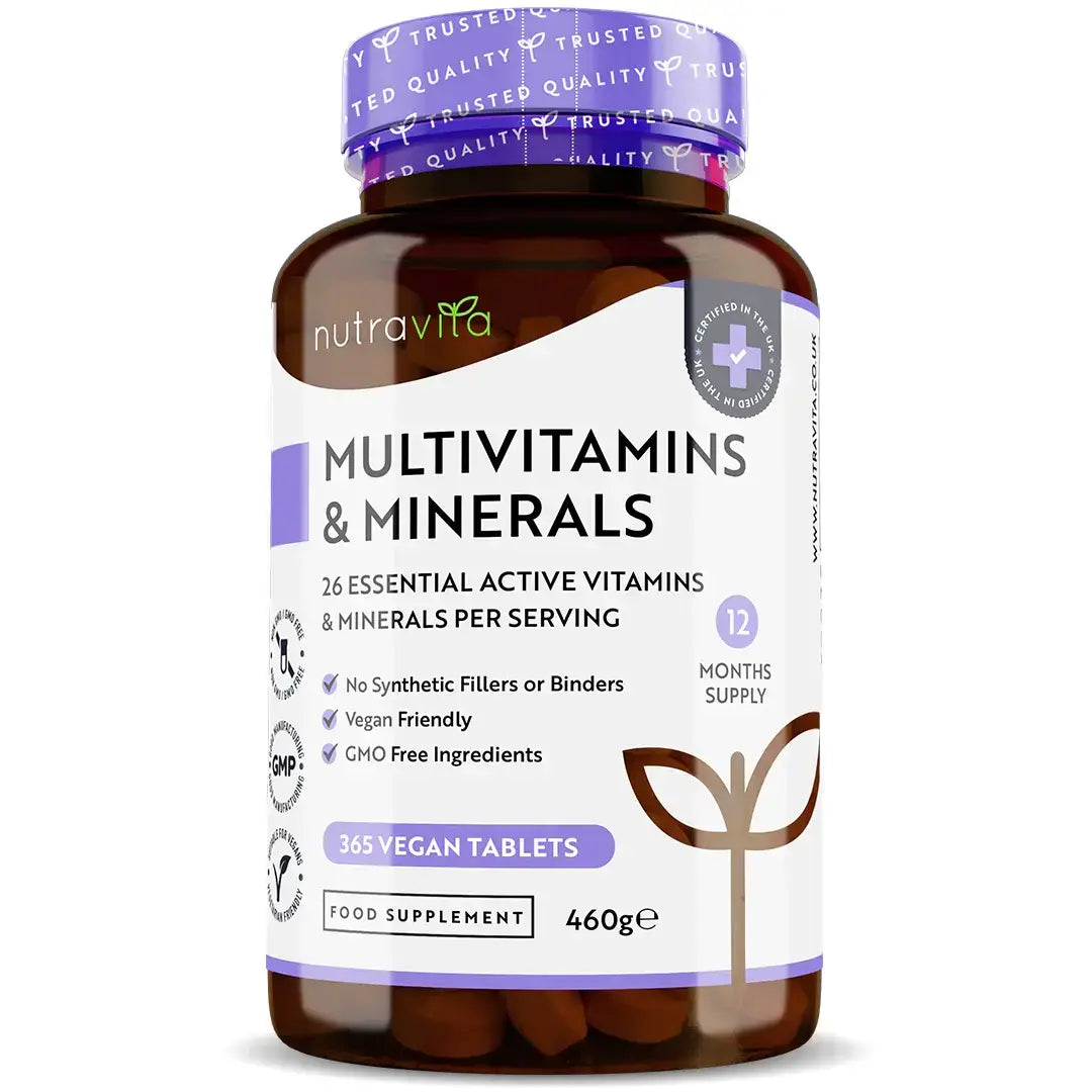 Multivitamines - 26 ingrédients essentiels/365 comprimés, 365 jours/ <tc>Nutravita</tc>