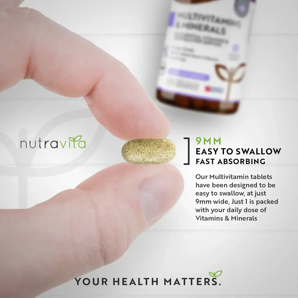 Multivitamines - 26 ingrédients essentiels/365 comprimés, 365 jours/ <tc>Nutravita</tc>