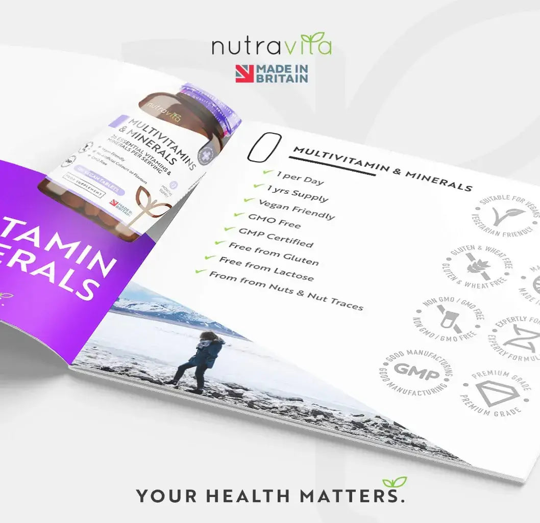 Multivitamines - 26 ingrédients essentiels/365 comprimés, 365 jours/ <tc>Nutravita</tc>