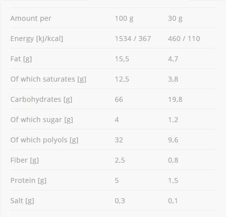 Musli Bar avec L-Carnitine - 30 grammes