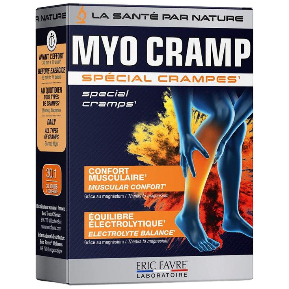Myo Cramp | Formule de crampe spéciale - 30 comprimés