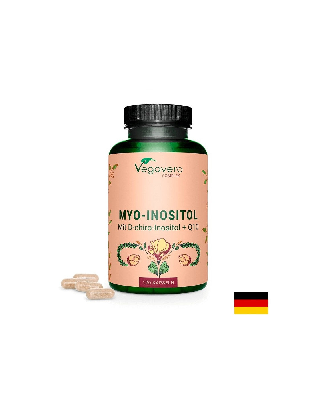 Complexe Myo-Inositol, 120 gélules, 100 % végétalien <tc>Vegavero</tc>