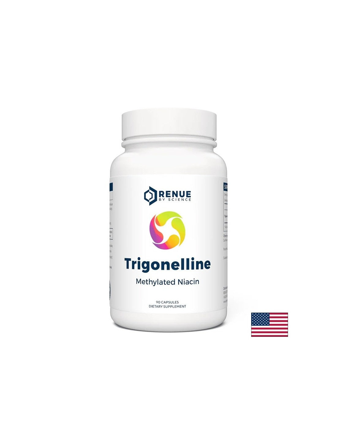 Trigonelline (niacine méthylée) - NAD + Booster - Santé cellulaire, 90 capsules pour 3 mois d'admission