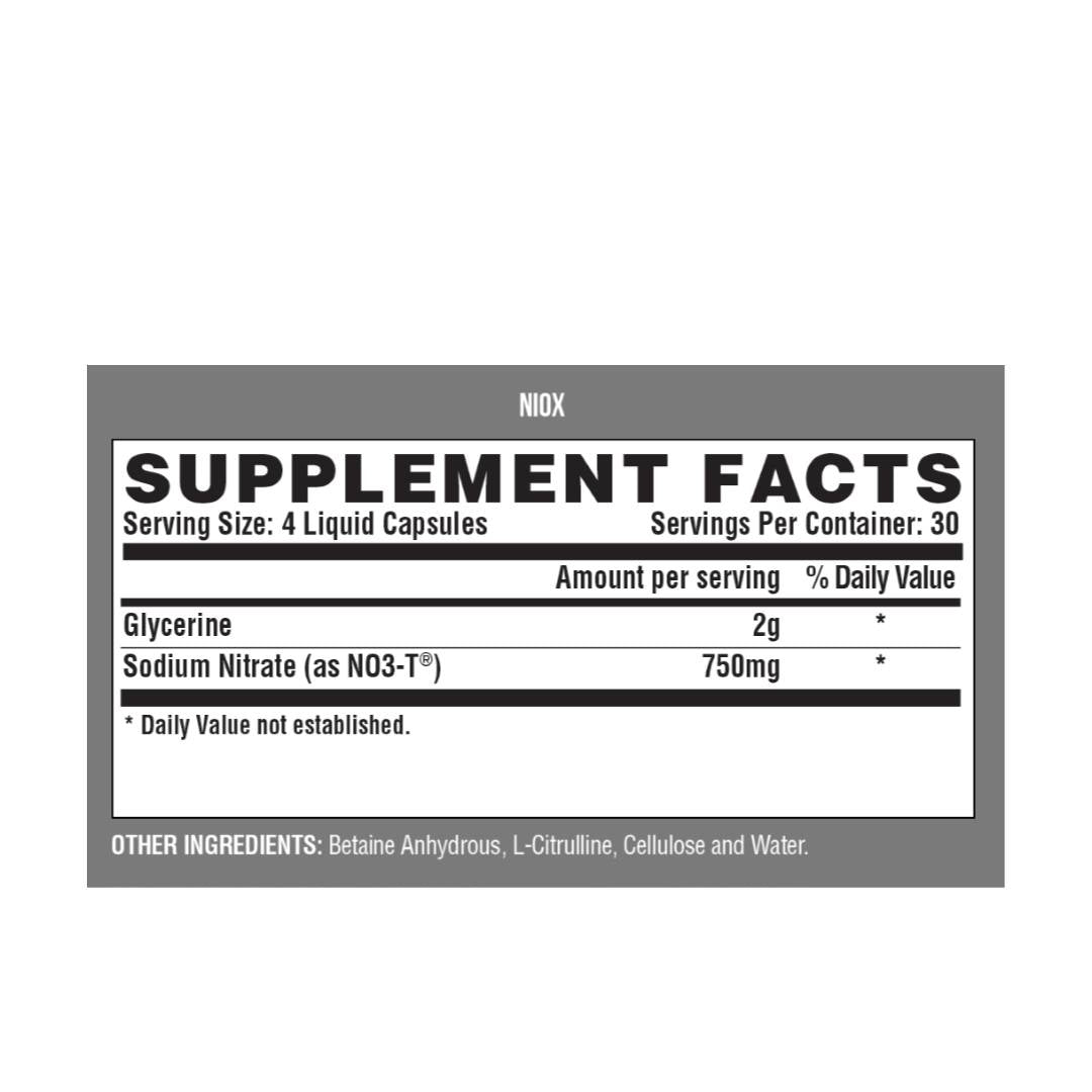 Pumps Niox/Extreme - 120 capsules de gel