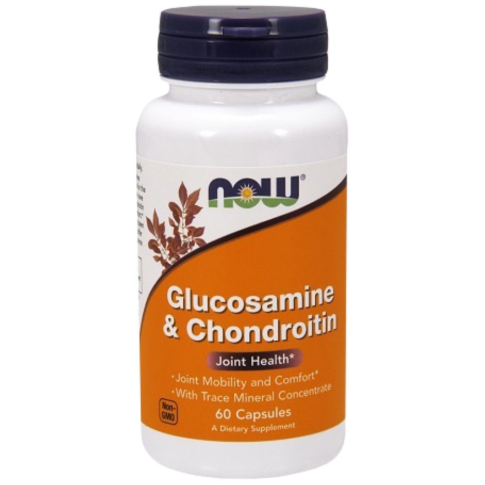 Glucosamine et chondroïtine avec un concentré de minéraux en trace - 120 capsules