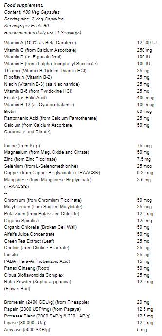 Capsules Multi - 90 Eco Green