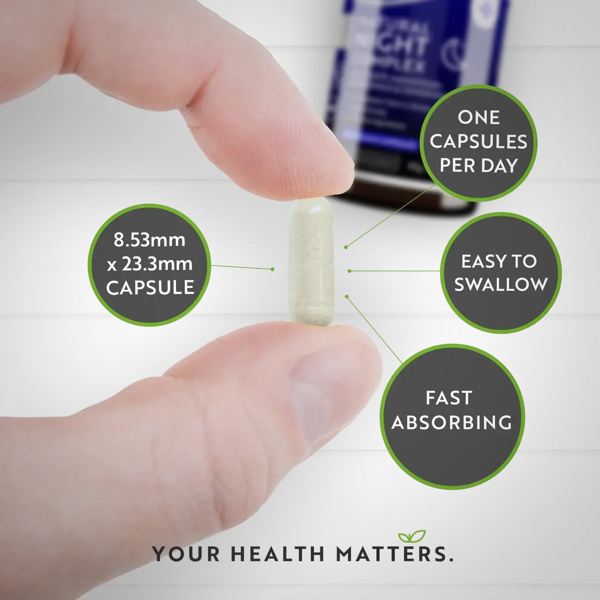 Complexe naturel pour le sommeil nocturne 120 capsules végétales. <tc>Nutravita</tc>
