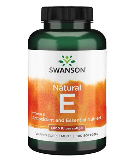 Vitamine naturelle E 1000 UI - 100 capsules de gel