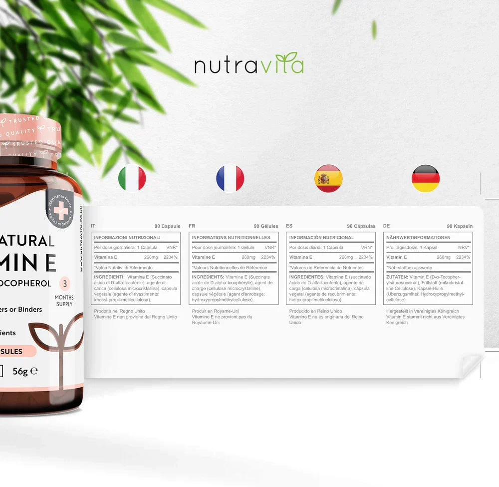 Vitamine naturelle E 400IU 90 VCAPS