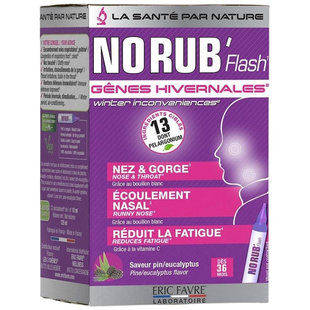 Pas de frottement Flash | Pour les inconvénients hivernaux - 12 x 10 ml