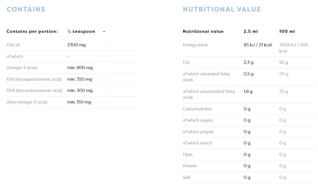 Quotidien Omega Kids Liquid | Aromatisé au citron naturel - 250 ml