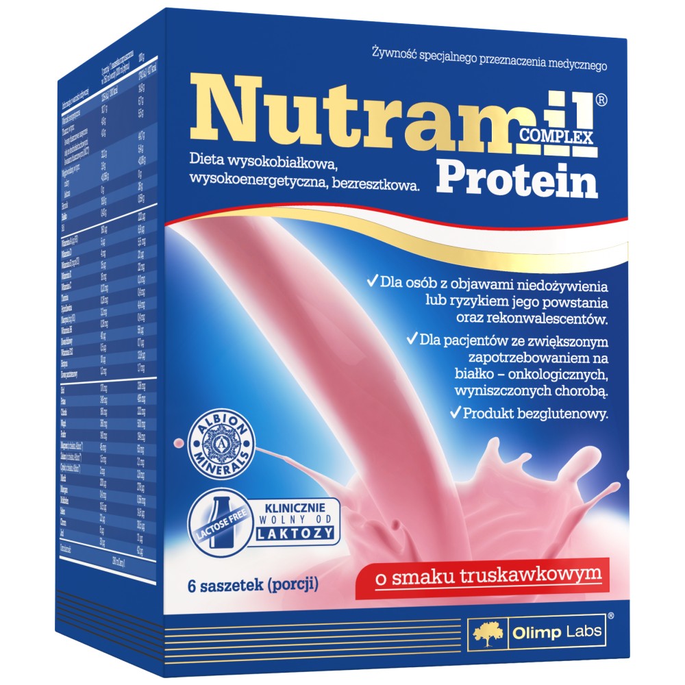 Protéine complexe nutramil 6 x 72 grammes